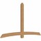 Ekena Millwork Bellingham Timber Gable Bracket, Western Red Cedar, 108"W x 63"H x 3 1/2"D x 5 1/2"F, 14/12 Pitch GBW108X63X0406BEL00SWR - alternate 3